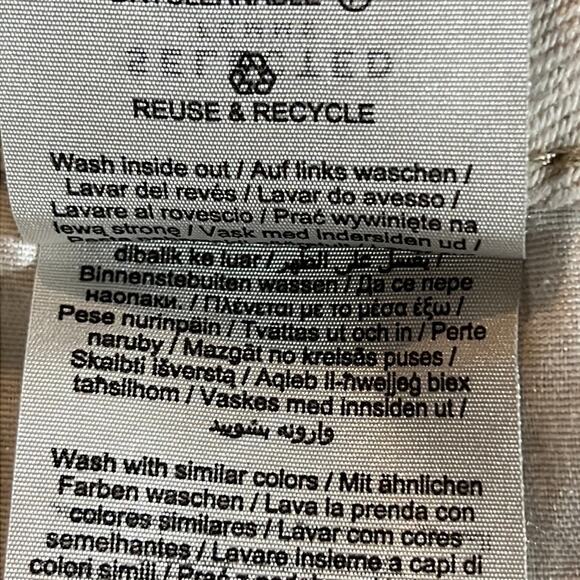 SELECTED Femme slim high rise cream color jean’s size 28. - Picture 11 of 11